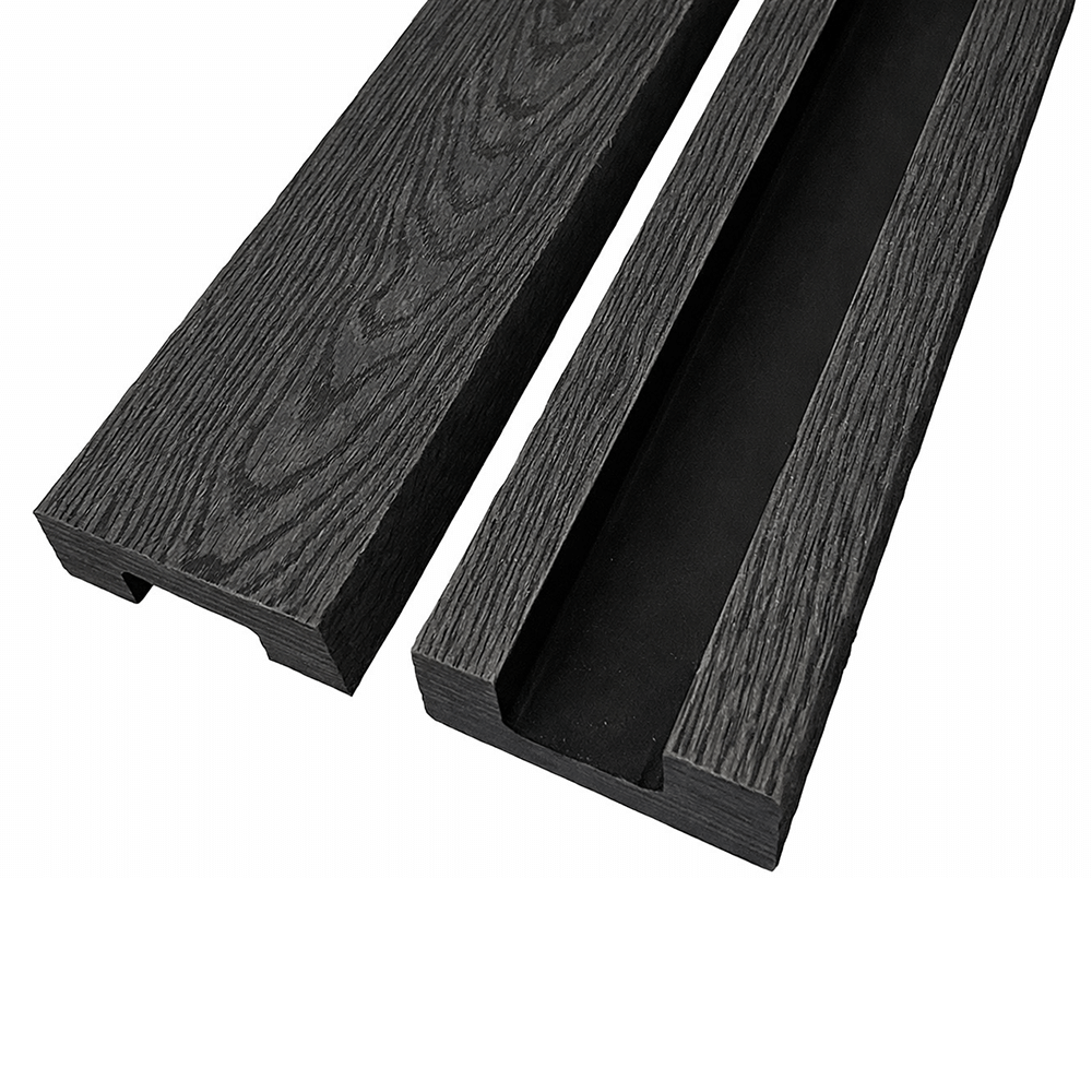 Charcoal Composite Concrete Fence Post Adaptor (2 Pack) Image